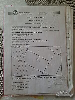 Имот, асеновградско шосе Пловдив, втора линия, сменен статут