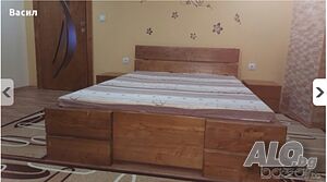 Спални, легла от масив