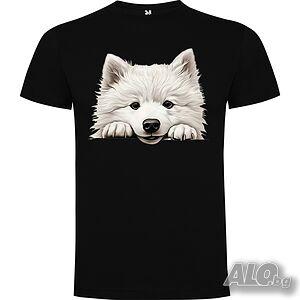 Нова детска тениска Cute Dog в черен цвят