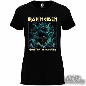 Нова дамска тениска на музикалната група IRON MAIDEN - Ghost of the Navigator
