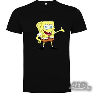 Нова детска тениска със Спондж боб (SpongeBob)
