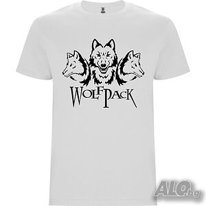 Нова мъжка тениска с Вълк - Wolf Pack (Глутница Вълци)