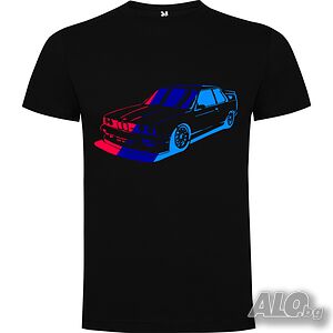 Нова мъжка тениска БМВ (BMW M POWER) в черен цвят
