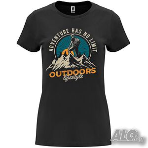 Нова дамска тениска Adventure Has No Limit - OUTDOORS LIFESTYLE