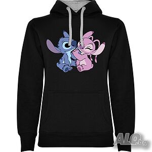 Нов дамски суичър със Стич (Stitch & Angel)