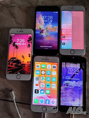 5 бр айфон 6,6s и 7