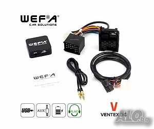 WEFA чейнджър за BMW E36, E38, E39, E46, X3, X5 с USB и AUX за музика