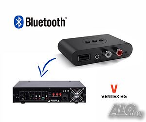 Bluetooth адаптер за усилвател, ресивър за безжично слушане на музика