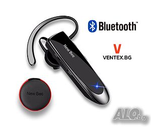 Безжична Bluetooth 5.0 Handsfree блутут слушалка за телефон 24 часа
