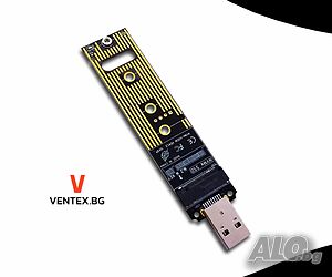M.2 NVME SSD към USB 3.1 адаптер PCI-E преносимо SSD