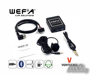 WEFA Дигитален Чейнджър за Mitsubishi от 1998 до 2012 година с Bluetooth, USB, AUX