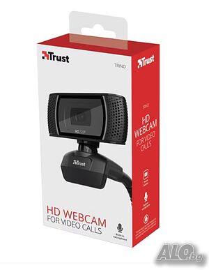 Уеб камера Trust Trino 18679, HD, микрофон, USB, черна