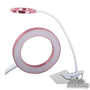 LED настолна лампа със щипка, 2 режима на светене, за бюро