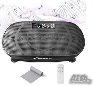 Вибрираща платформа MERACH MR-2398 с Bluetooth, LED дисплей, 10 нива