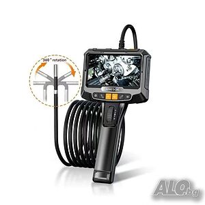 Ендоскопска камера INSKAMS 10, 5” IPS дисплей, 360° управление и 1080P
