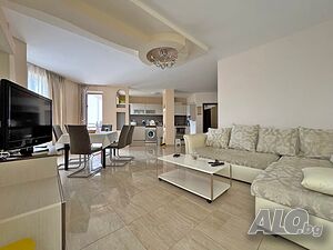Просторен тристаен апартамент в централната част, к-с “Vip Image“ Тристаен апартамент 103 кв.м Тухла 2014 г. 2 етаж Непоследен | Апартаменти | Слънчев бряг