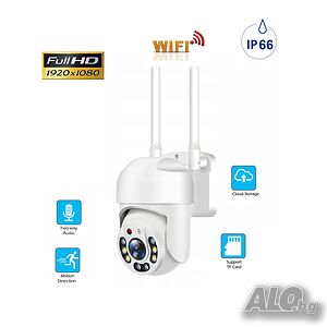 1080P 5MP Lens външна IP WiFi PTZ с нощно виждане управляема въртяща камера