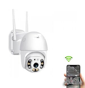 5MP Lens 1080P външна WiFi PTZ с нощно виждане, WiFi IP Camera управляема въртяща