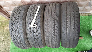 175/65/14,uniroyal/semperit,dot 0414/0119,7-8mm/5-6mm