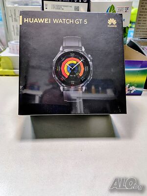 Продавам часовник Huawei Watch GT 5-46 mm Black Rubber