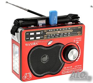 WAXIBA 281 BT Портативна аудио система, FM МР3 SD USB