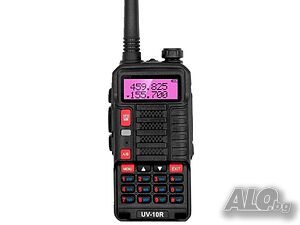 Радиостанция BAOFENG UV-10R с висока мощност и двубандова комуникация