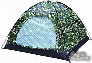4- местна палатка- камуфлажна- 205х 205х 140см.