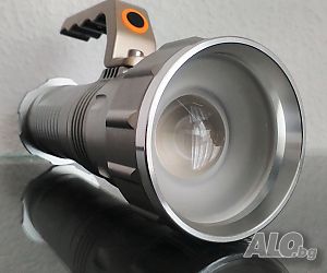 Мощен акумулаторен LED лед Фенер H-3405 28000w