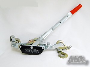 Лебедка ръчна със стоманено въже 2,2м - 2000 lb