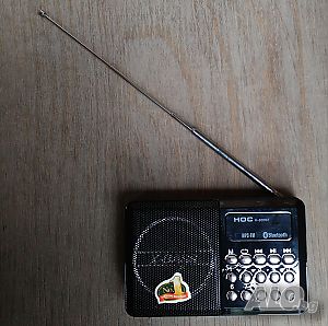 Портативна аудио система, FM радио +МР3 плейър+блутут -HOC H 800BT