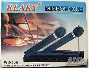 Двойка безжични микрофони RLAKY WR-306