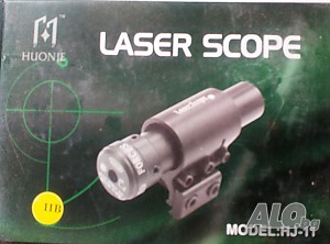 Подвесен лазер, червен за пушка LASER SCOPE HJ-11