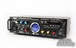 НОВ Караоке Аудио Домашен усилвател Модел: UKC AV-339A + BLUETOOTH