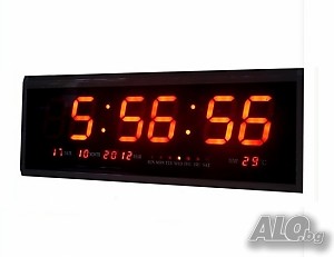 Голям LED електронен часовник Tingiang Tl-4819