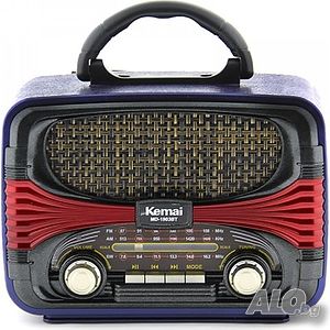 Ретро радио Kemai MD-1903 Bluetooth Usb Sd, FМ, АМ, SW - Носталджи