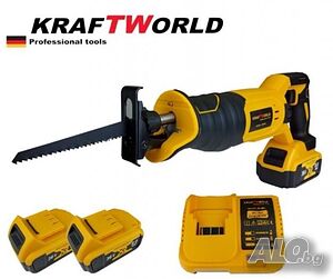 Саблен Трион KRAFTWORLD 36V 8,0Ah 2 батерии