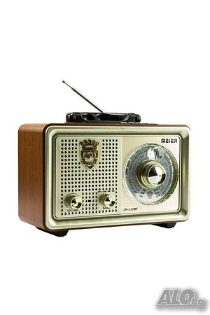 Ретро( Винтидж)Радио Meier M-110BT FM, Bluetooth USB SD AUX