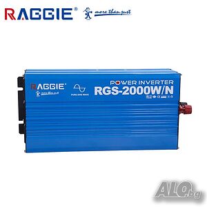 12V /2000 вата Инвертор с чиста синусоида Raggie