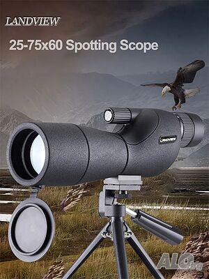 Далекоглед Landview 25-75x60 Зрителна тръба BAK4 FMC, телескоп