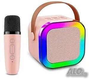 K12 Мини Bluetooth високоговорител караоке микрофон,