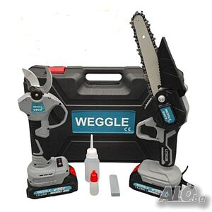 овощарски акумулаторни ножица и трион WEGGLE 36V, 8Ah