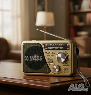 Преносимо радио WAXIBA XB-521 - FM/AM/SW, USB и AUX, акумулаторно