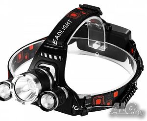 USB LED челник 5000 Lm, Осветителна площ 400 м, Регулируем