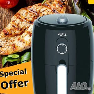 Фритюрник с горещ въздух Air Fryer Voltz V51980L, 1000W, 2 литра,.