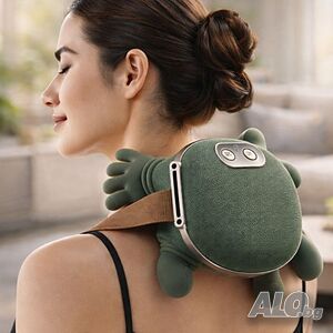 Масажор за врат и рамене с топлина, USB зареждане - 4D масаж