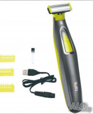 Акумулаторна самобръсначка Oliver Voltz, 5W, USB зареждане, батерия 300mAh и подвижно острие
