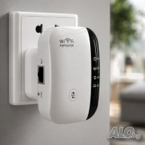 Wi-Fi Repeater 300Mbps - Усилвател и разширител на Wi-Fi сигнала с LAN порт