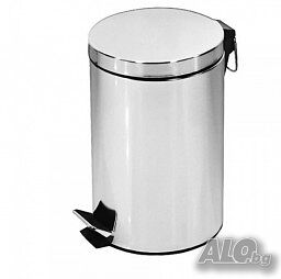 Кофа за смет с педал Rosberg R53007A3, 3/8/12L, Неръжд. стомана