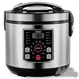 Електрически мултикукър MUHLER MLC-5020, 930W, 20 програми.