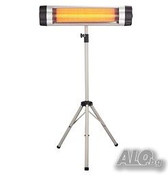Печка, кварцова, 1500W, инфрачервена, стояща/стенна